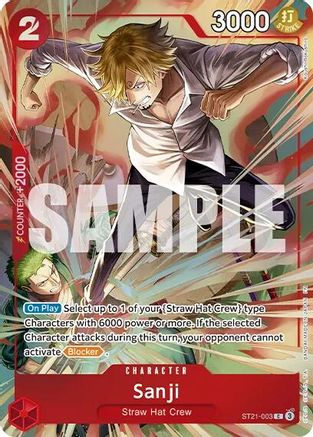 Image of Sanji (Premium Card Collection -Best Selection Vol. 6-) (ST21-003) - One Piece Promotion Cards Foil