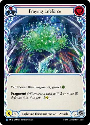 Image of Fraying Lifeforce (OMN007) - Omens of the Third Age