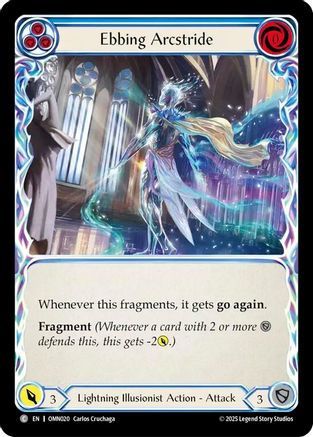 Image of Ebbing Arcstride (Blue) (OMN020) - Omens of the Third Age