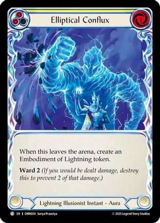 Image of Elliptical Conflux (OMN034) - Omens of the Third Age Cold Foil