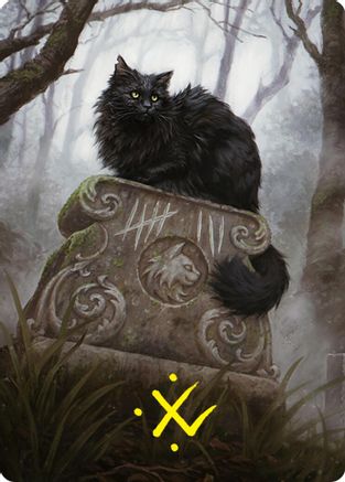 Image of Nine-Lives Familiar 2 Art Card (36/54) (Gold-Stamped Signature) (ASFDN-036) - Art Series: Foundations