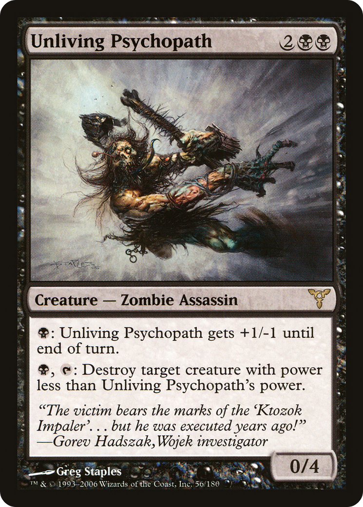 Image of Unliving Psychopath [Dissension]