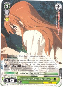 Image of Encounter with Mikuru, Mikuru(Adult) (SY/WE09-E07) [The Melancholy of Haruhi Suzumiya Extra Booster]