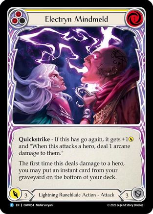 Image of Electryn Mindmeld (Yellow) (OMN054) - Omens of the Third Age