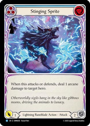 Image of Stinging Sprite (Blue) (OMN058) - Omens of the Third Age