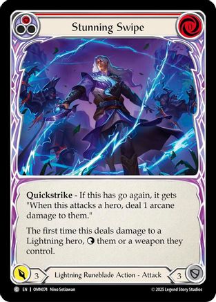 Image of Stunning Swipe (Red) (OMN074) - Omens of the Third Age
