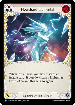 Image of Flowshard Elemental (Red) (OMN149) - Omens of the Third Age