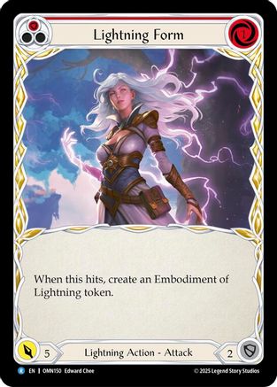 Image of Lightning Form (Red) (OMN150) - Omens of the Third Age
