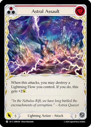 Image of Astral Assault (Red) (OMN160) - Omens of the Third Age