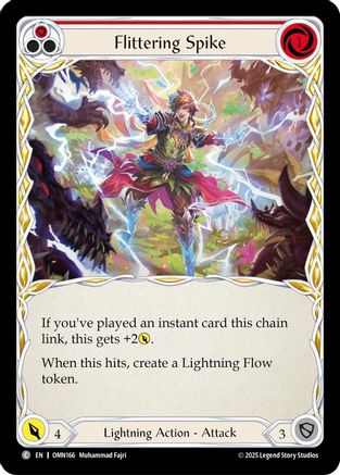 Image of Flittering Spike (Red) (OMN166) - Omens of the Third Age