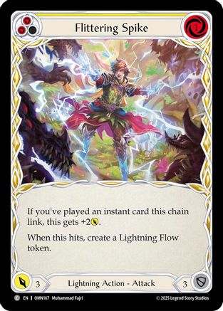Image of Flittering Spike (Yellow) (OMN167) - Omens of the Third Age