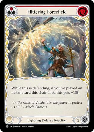 Image of Flittering Forcefield (Red) (OMN181) - Omens of the Third Age