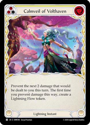 Image of Calmveil Of Volthaven (Yellow) (OMN185) - Omens of the Third Age