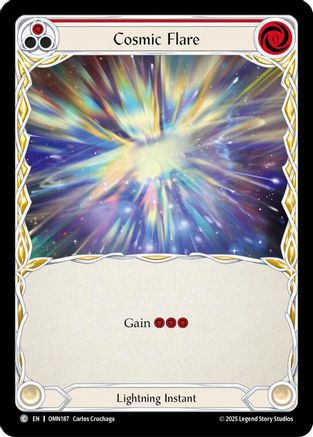 Image of Cosmic Flare (Red) (OMN187) - Omens of the Third Age