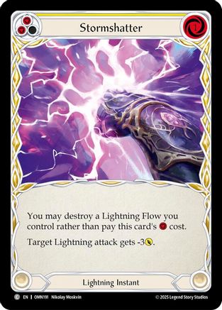 Image of Stormshatter (Yellow) (OMN191) - Omens of the Third Age