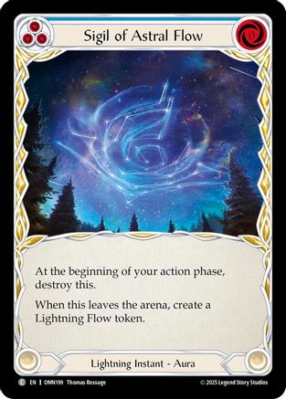 Image of Sigil Of Astral Flow (Blue) (OMN199) - Omens of the Third Age