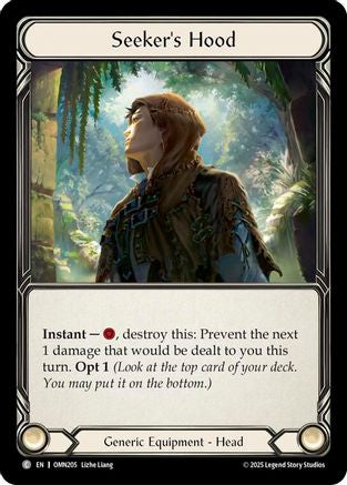 Image of Seekers Hood (OMN205) - Omens of the Third Age