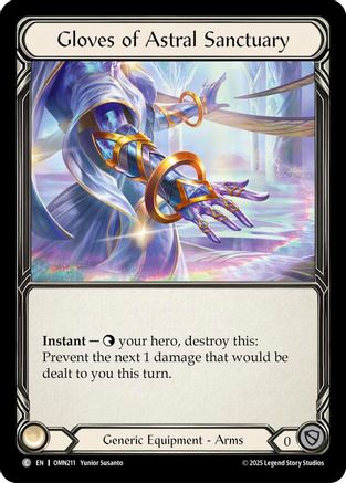 Image of Gloves Of Astral Sanctuary (OMN211) - Omens of the Third Age
