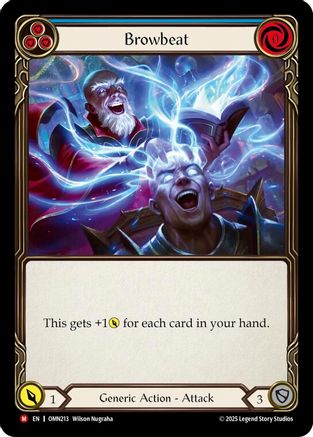 Image of Browbeat (Blue) (OMN213) - Omens of the Third Age