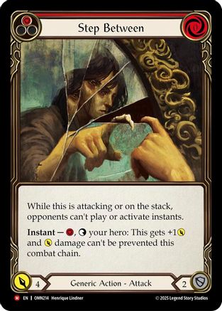 Image of Step Between (Red) (OMN214) - Omens of the Third Age