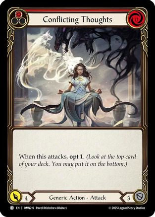 Image of Conflicting Thoughts (Red) (OMN219) - Omens of the Third Age