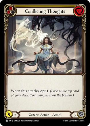 Image of Conflicting Thoughts (Yellow) (OMN220) - Omens of the Third Age