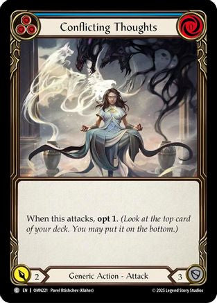 Image of Conflicting Thoughts (Blue) (OMN221) - Omens of the Third Age