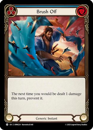 Image of Brush Off (Blue) (OMN224) - Omens of the Third Age