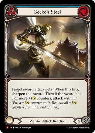 Image of Beckon Steel (Blue) (OMN238) - Omens of the Third Age