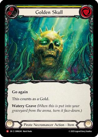 Image of Golden Skull (Yellow) (OMN240) - Omens of the Third Age