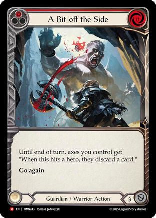 Image of A Bit Off The Side (Red) (OMN243) - Omens of the Third Age