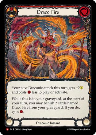Image of Draco Fire (Red) (OMN245) - Omens of the Third Age