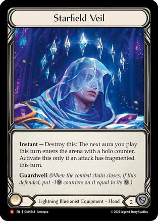 Image of Starfield Veil (OMN248) - Omens of the Third Age Cold Foil