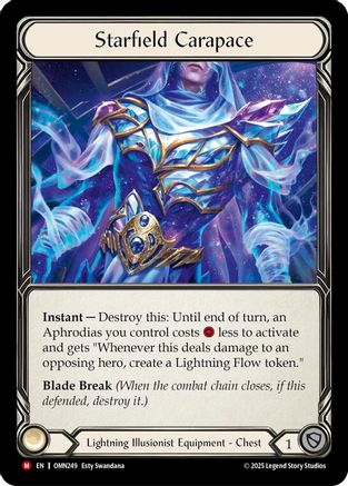 Image of Starfield Carapace (OMN249) - Omens of the Third Age Cold Foil