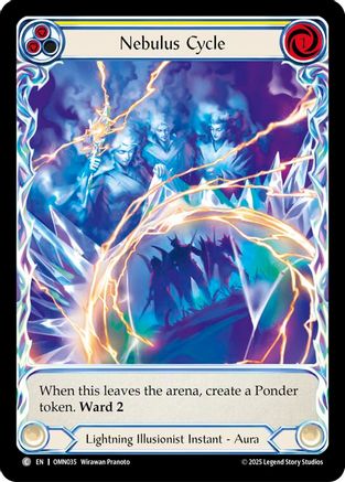 Image of Nebulus Cycle (Yellow) (Extended Art) (OMN035) - Omens of the Third Age Cold Foil