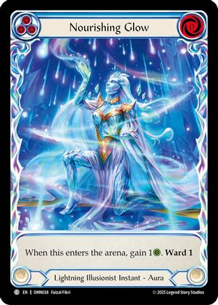 Image of Nourishing Glow (Blue) (Extended Art) (OMN038) - Omens of the Third Age Cold Foil