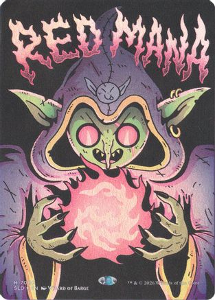 Image of Red Mana (SLD-7082) - Secret Lair Drop Series Foil