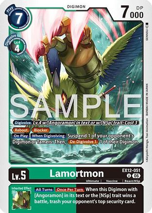 Image of Lamortmon (EX12-051) - Digital World Shambala