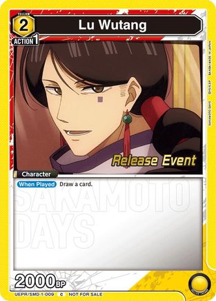 Image of Lu Wutang (009) (Release Event) (UE19BT/SMD-1-009) - UE19BT SAKAMOTO DAYS Release Event Cards