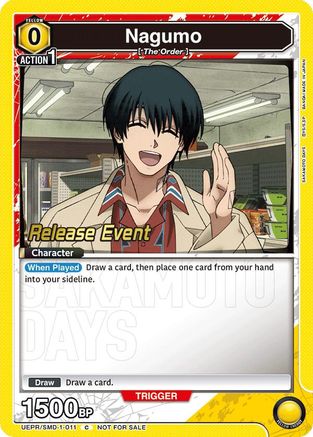 Image of Nagumo (011) (Release Event) (UE19BT/SMD-1-011) - UE19BT SAKAMOTO DAYS Release Event Cards