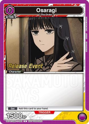 Image of Osaragi (042) (Release Event) (UE19BT/SMD-1-042) - UE19BT SAKAMOTO DAYS Release Event Cards