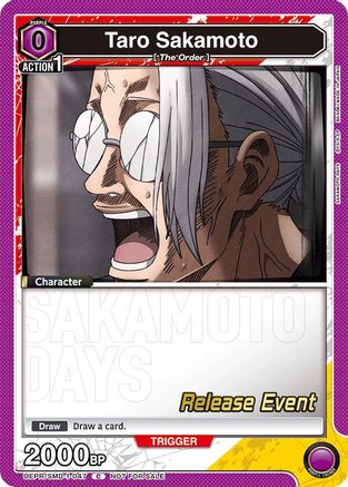 Image of Taro Sakamoto (047) (Release Event) (UE19BT/SMD-1-047) - UE19BT SAKAMOTO DAYS Release Event Cards