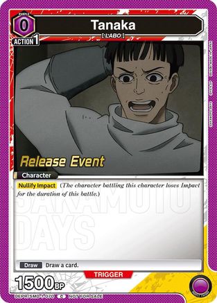 Image of Tanaka (Release Event) (UE19BT/SMD-1-070) - UE19BT SAKAMOTO DAYS Release Event Cards