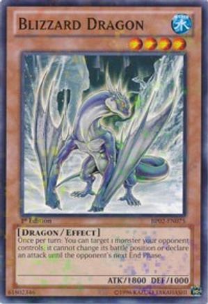 Image of Blizzard Dragon [BP02-EN075] Mosaic Rare