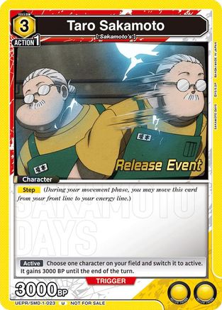 Image of Taro Sakamoto (023) (Release Event) (UE19BT/SMD-1-023) - UE19BT SAKAMOTO DAYS Release Event Cards
