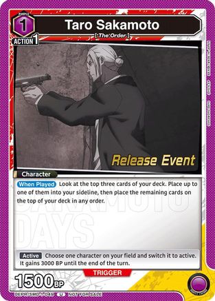 Image of Taro Sakamoto (049) (Release Event) (UE19BT/SMD-1-049) - UE19BT SAKAMOTO DAYS Release Event Cards