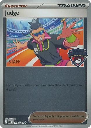 Image of Judge 076/088  - Reverse Holofoil League & Championship Cards - Uncommon