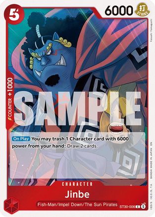 Image of Jinbe (ST30-006) - Starter Deck EX: Luffy & Ace Foil