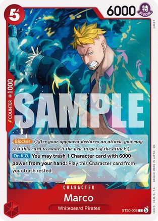 Image of Marco (ST30-008) - Starter Deck EX: Luffy & Ace