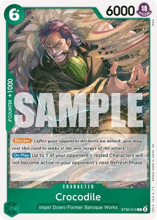 Image of Crocodile (ST30-010) - Starter Deck EX: Luffy & Ace Foil